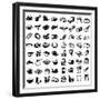 Food Icons-bioraven-Framed Premium Giclee Print