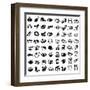 Food Icons-bioraven-Framed Art Print