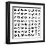 Food Icons-bioraven-Framed Art Print