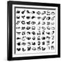 Food Icons-bioraven-Framed Art Print