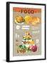 Food Info Graphic Elements-Aleksey Vl B.-Framed Art Print