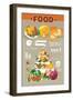 Food Info Graphic Elements-Aleksey Vl B.-Framed Art Print