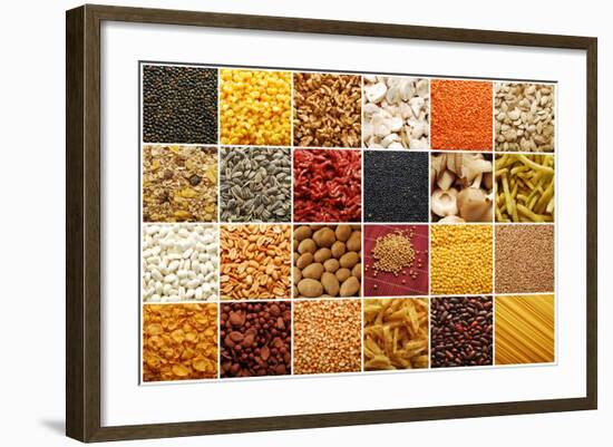 Food Ingredients Collection-ibogdan-Framed Art Print