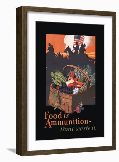 Food is Ammunition-John E. Sheridan-Framed Art Print