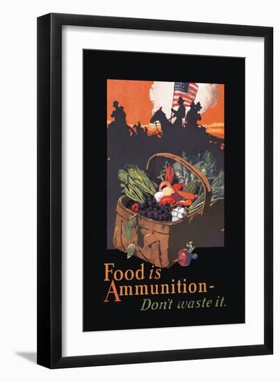 Food is Ammunition-John E. Sheridan-Framed Art Print