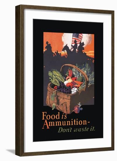 Food is Ammunition-John E. Sheridan-Framed Art Print