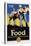 Food - Keep the Home Garden Going Poster-William McKee-Stretched Canvas