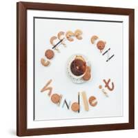 Food Lettering: Coffee Can Handle It-Dina Belenko-Framed Giclee Print