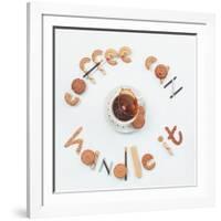 Food Lettering: Coffee Can Handle It-Dina Belenko-Framed Giclee Print