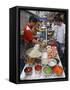 Food Market in Wuhan, Hubei Province, China-Andrew Mcconnell-Framed Stretched Canvas