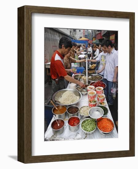 Food Market in Wuhan, Hubei Province, China-Andrew Mcconnell-Framed Photographic Print