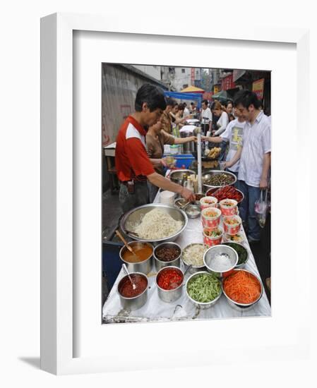 Food Market in Wuhan, Hubei Province, China-Andrew Mcconnell-Framed Photographic Print