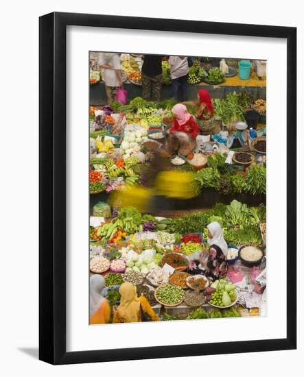 Food Market, Kota Bharu, North East Malaysia-Peter Adams-Framed Photographic Print
