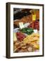 Food on a Stall in Shuk Hacarmel Market, Tel Aviv, Israel, Middle East-Yadid Levy-Framed Photographic Print