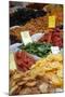 Food on a Stall in Shuk Hacarmel Market, Tel Aviv, Israel, Middle East-Yadid Levy-Mounted Photographic Print
