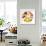 Food Pie Chart Illustration-andegro4ka-Framed Art Print displayed on a wall