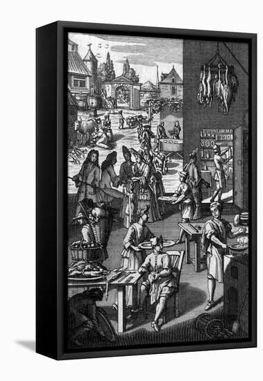 Food Preparation C17-null-Framed Stretched Canvas