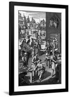 Food Preparation C17-null-Framed Art Print