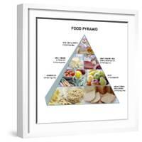 Food Pyramid-David Munns-Framed Premium Photographic Print