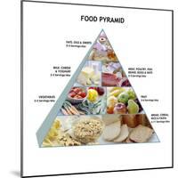 Food Pyramid-David Munns-Mounted Premium Photographic Print