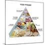 Food Pyramid-David Munns-Mounted Photographic Print