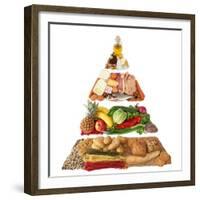 Food Pyramid-egal-Framed Premium Giclee Print