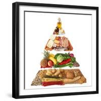 Food Pyramid-egal-Framed Premium Giclee Print