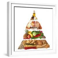 Food Pyramid-egal-Framed Premium Giclee Print