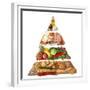 Food Pyramid-egal-Framed Premium Giclee Print