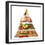 Food Pyramid-egal-Framed Art Print