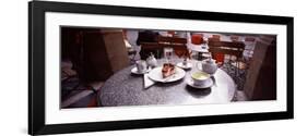 Food Served on a Table in a Restaurant, Stuttgart, Baden-Wurttemberg, Germany-null-Framed Photographic Print