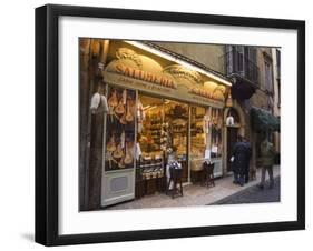 Food Shop, Verona, Veneto, Italy-Christian Kober-Framed Photographic Print