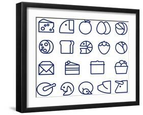 Food Signs-chaikades-Framed Art Print