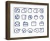 Food Signs-chaikades-Framed Art Print