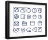 Food Signs-chaikades-Framed Art Print