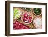 Food Stall in Nishiki-Koji Market-Jon Hicks-Framed Photographic Print