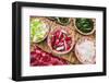 Food Stall in Nishiki-Koji Market-Jon Hicks-Framed Photographic Print