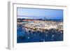 Food Stalls in Place Djemaa El Fna at Night, Marrakech, Morocco, North Africa, Africa-Matthew Williams-Ellis-Framed Photographic Print