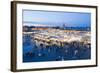 Food Stalls in Place Djemaa El Fna at Night, Marrakech, Morocco, North Africa, Africa-Matthew Williams-Ellis-Framed Photographic Print