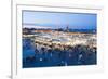 Food Stalls in Place Djemaa El Fna at Night, Marrakech, Morocco, North Africa, Africa-Matthew Williams-Ellis-Framed Photographic Print