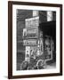 Food Store Called Leo's Place Covered with Beverage Ads Incl. Coca Cola, 7 Up, Dr. Pepper and Pepsi-Alfred Eisenstaedt-Framed Photographic Print