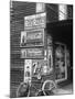 Food Store Called Leo's Place Covered with Beverage Ads Incl. Coca Cola, 7 Up, Dr. Pepper and Pepsi-Alfred Eisenstaedt-Mounted Photographic Print