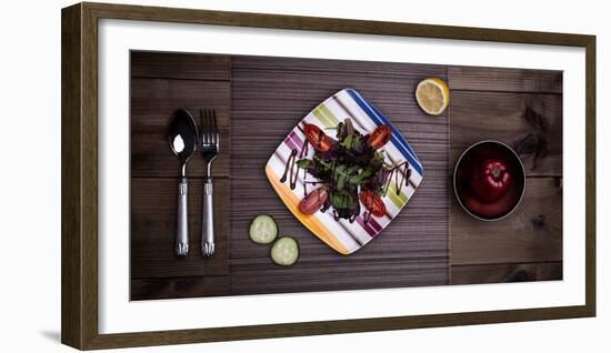 Food Stylishly Presented on a Table-Luis Beltran-Framed Photographic Print