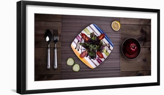 Food Stylishly Presented on a Table-Luis Beltran-Framed Photographic Print