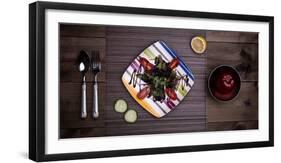 Food Stylishly Presented on a Table-Luis Beltran-Framed Photographic Print