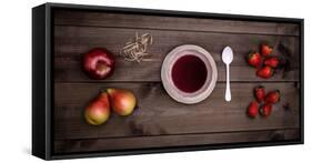 Food Stylishly Presented on a Table-Luis Beltran-Framed Stretched Canvas