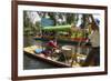 Food Vendor at the Floating Gardens in Xochimilco-John Woodworth-Framed Photographic Print