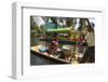 Food Vendor at the Floating Gardens in Xochimilco-John Woodworth-Framed Photographic Print