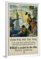 Food Will Win the War Poster-Charles Edward Chambers-Framed Premium Photographic Print