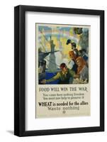 Food Will Win the War Poster-Charles Edward Chambers-Framed Photographic Print